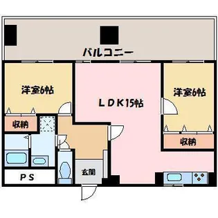 アーバンコート中須賀弐番館【9階】の間取り