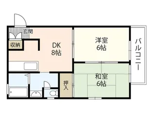 フレグランスK【2階】の間取り