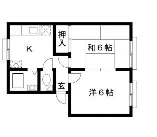 コーポあいら【2階】の間取り
