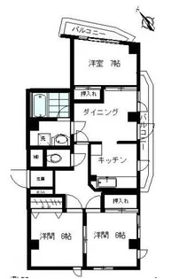 サンライズイシド【7階】の間取り