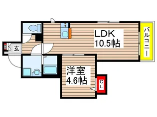 Beststage八千代中央【2階】の間取り