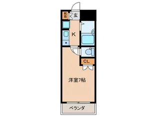 ヒルサイド今池【2階】の間取り