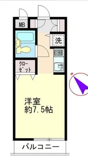 フロール巣鴨【5階】の間取り