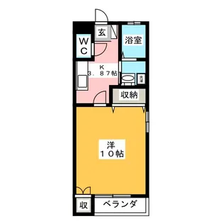 ガーデンプレイス【1階】の間取り