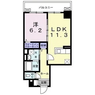 オリヴィエ【6階】の間取り
