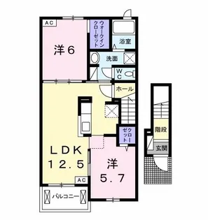 サンシャインV【2階】の間取り