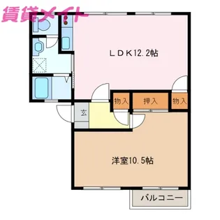 グランシャリオ日永西 C棟【1階】の間取り