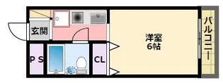 ドミトリー樋口【1階】の間取り