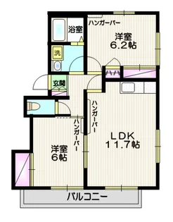 メゾン・ド・ボヌール【1階】の間取り