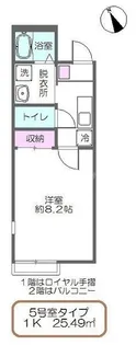ロク・ハウス IV【2階】の間取り
