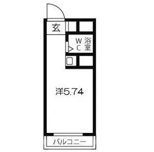 ジーエスハイム元町【6階】の間取り