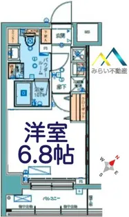 リヴシティ横濱ヒルサイドテラス【3階】の間取り