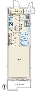 ルーブル川崎鷺沼【4階】の間取り
