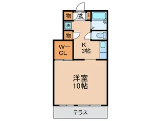 Nメゾン学芸大【1階】の間取り