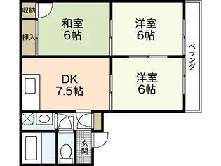 フレグランス大上【2階】の間取り