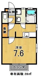 メゾン・プリマベーラ【2階】の間取り