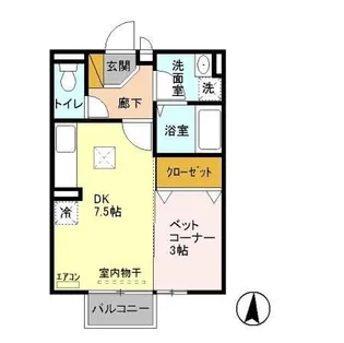 AP- AKI【1階】の間取り