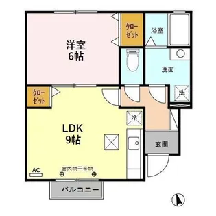 ダイワ ジョイ【1階】の間取り