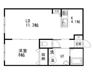 COMFORT・M【2階】の間取り