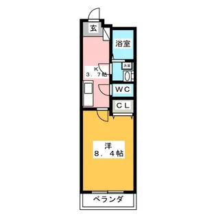 メルシー【3階】の間取り