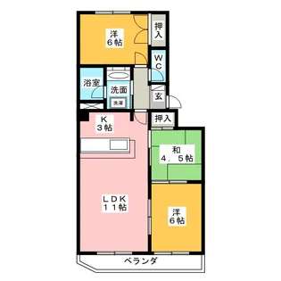 ビレッジ挙母【2階】の間取り