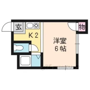 シャトープラティーク1【2階】の間取り