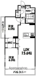 ロゼッタ和合【6階】の間取り