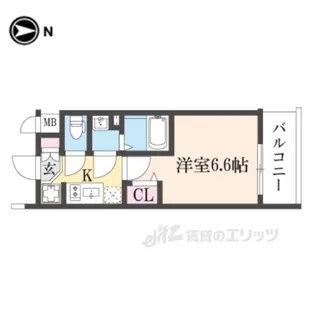ファステート京都東福寺パラベル【2階】の間取り