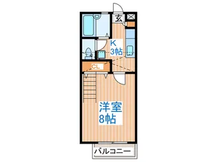 小野ハイツ【1階】の間取り