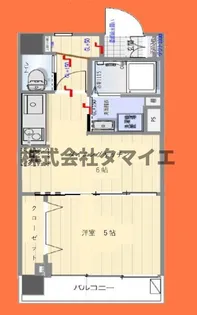 シャンボール南品川【5階】の間取り