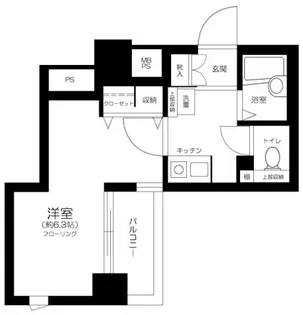 メインステージ日本橋箱崎II【7階】の間取り