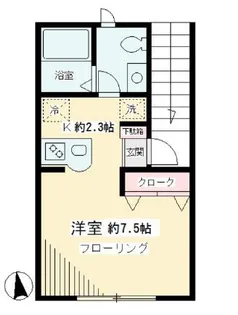 デザインコート赤堤-女性限定-【2階】の間取り