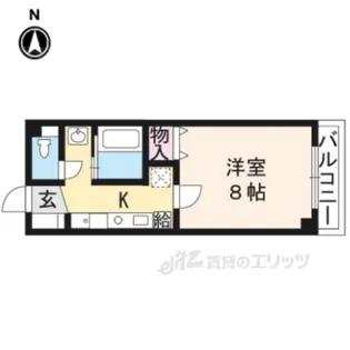 グランコスモ鴨川【5階】の間取り