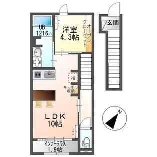 Vanessa Bell【2階】の間取り