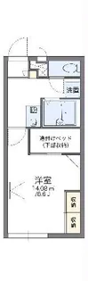 レオパレス上広【2階】の間取り