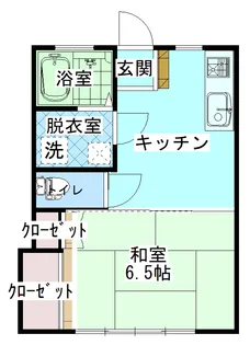 伊賀ハイツ1号棟【2階】の間取り