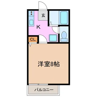 タウン21D【2階】の間取り