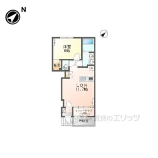 コートテネレ【1階】の間取り