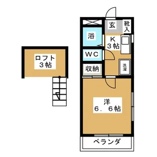 メイプルヒルズM・II【1階】の間取り