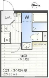 THE PARK EXIA 麻布十番【5階】の間取り
