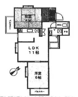ハイライズ西船弐番館【1階】の間取り