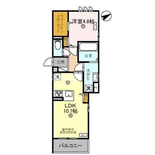 LA FELICE【2階】の間取り