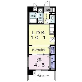 レコルト ドール【3階】の間取り