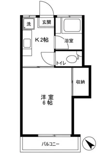 日乃出コーポ【2階】の間取り