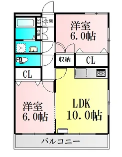 BAU柳生【3階】の間取り