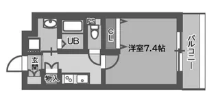 コテージ タケダ【2階】の間取り