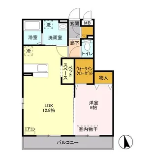リモージュ新郷【1階】の間取り