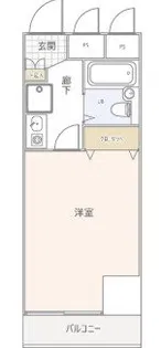 リベール国分寺【4階】の間取り