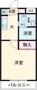 スカイコート品川御殿山EAST【1階】の間取り