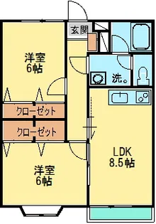 アークハイツ【2階】の間取り